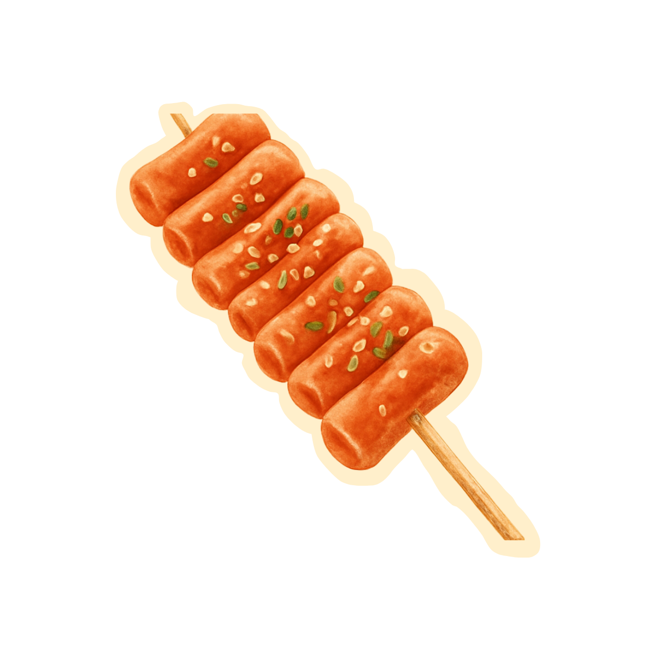 tteok skewer